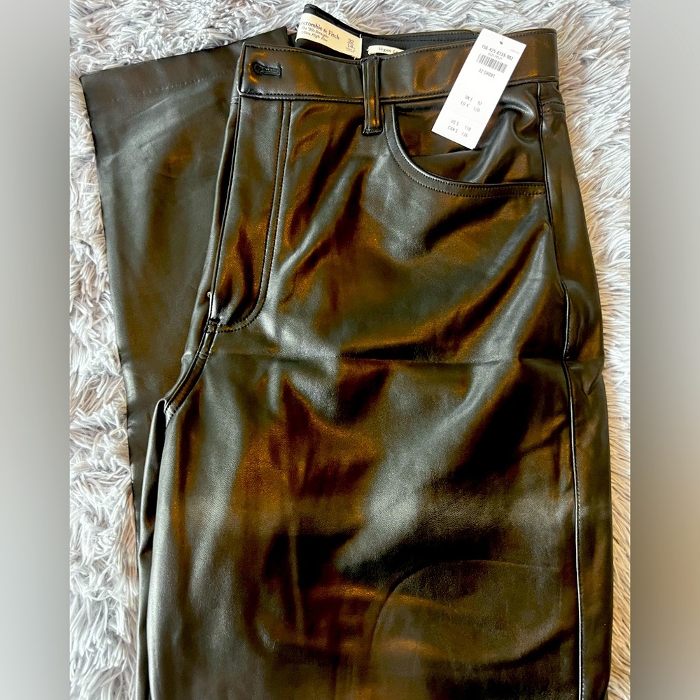 Abercrombie vegan leather pants